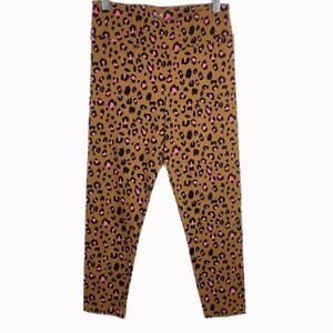 J. Crew Leopard Print Cropped Leggings Sz S